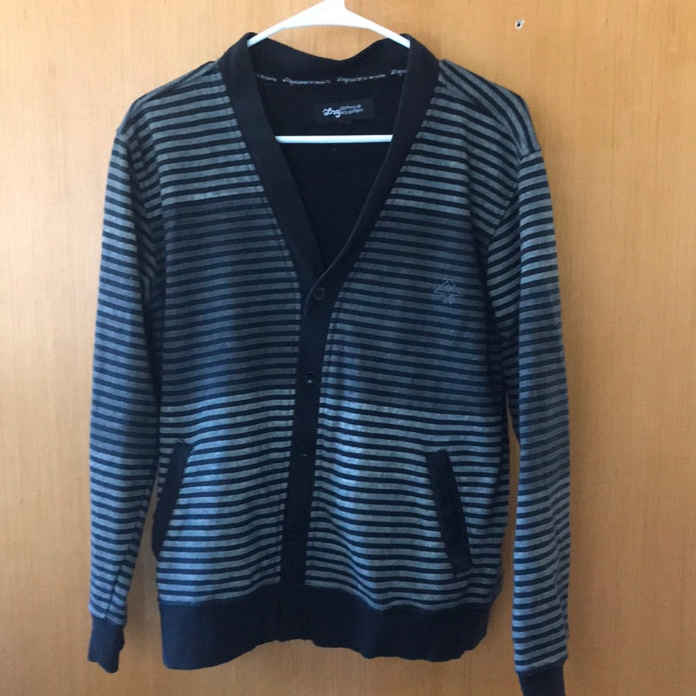 LRG Button Up Men’s Cardigan with Pockets